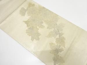 アンティーク　相良刺繍　枝花模様袋帯（材料）